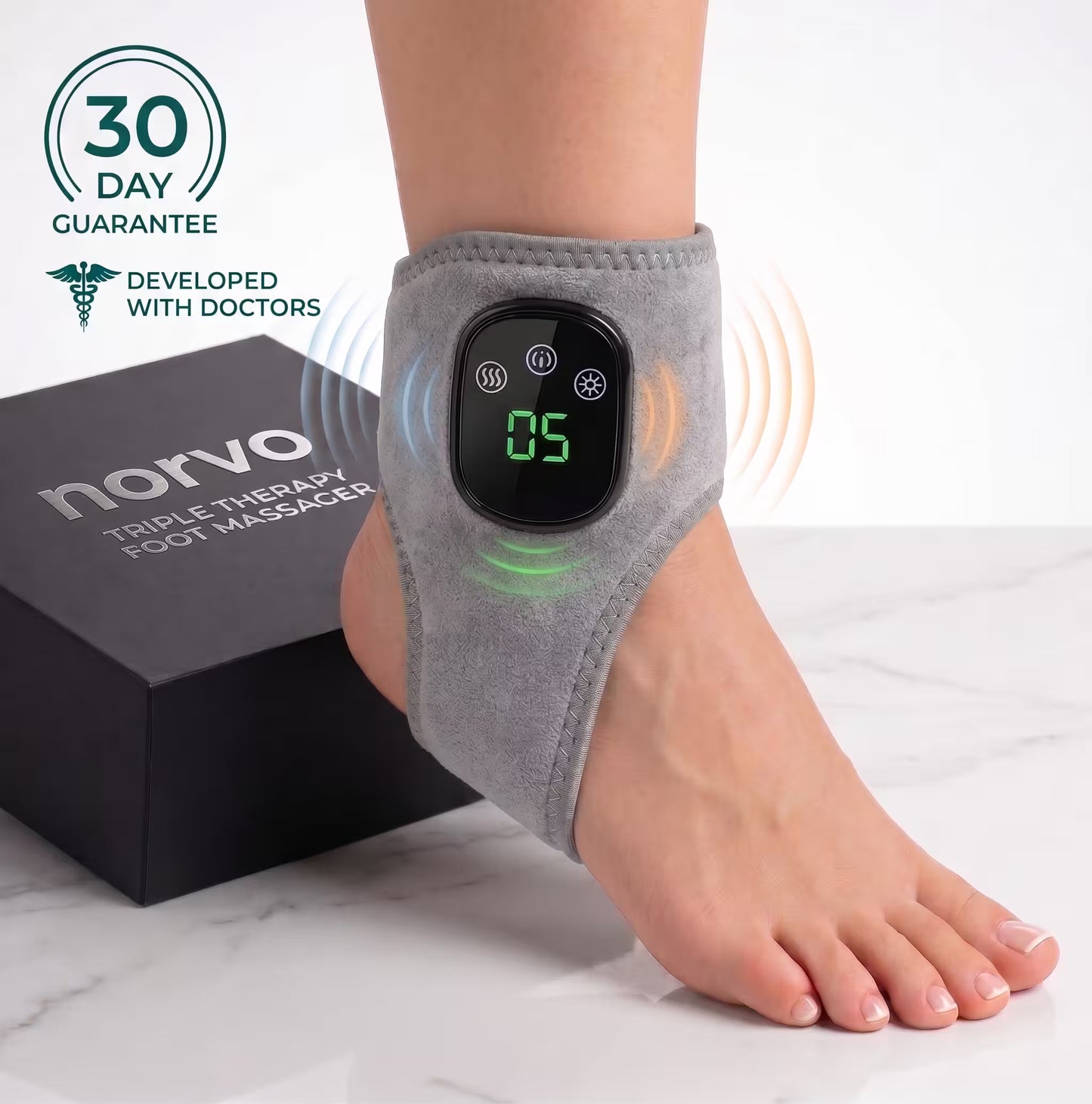 Norvo Triple Therapy Foot Massager