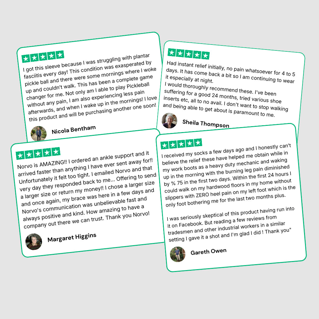 Reviews of a product with user ratings and comments on a light gray background